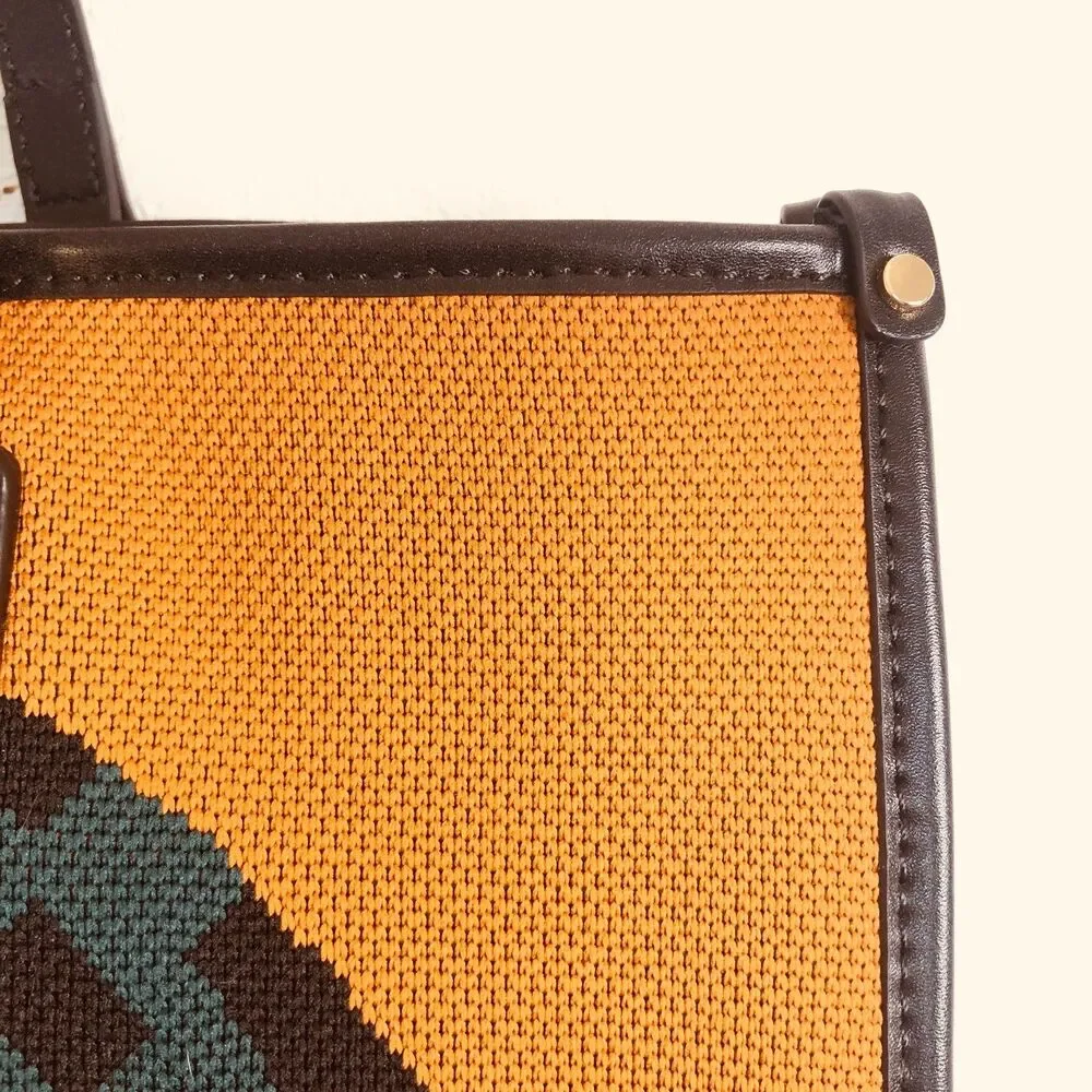 Viola Castellani Atena-Tiger Leather Italy New